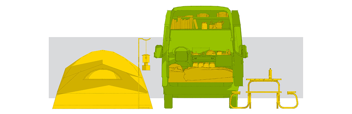 Aménager un utilitaire en mini van